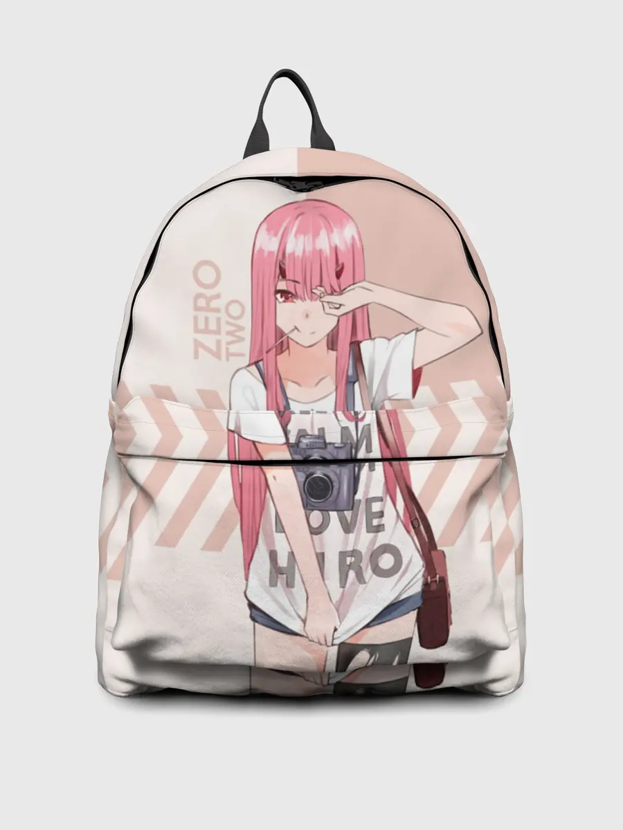 Рюкзак джинсовый / Darling in the Franxx Zero Two