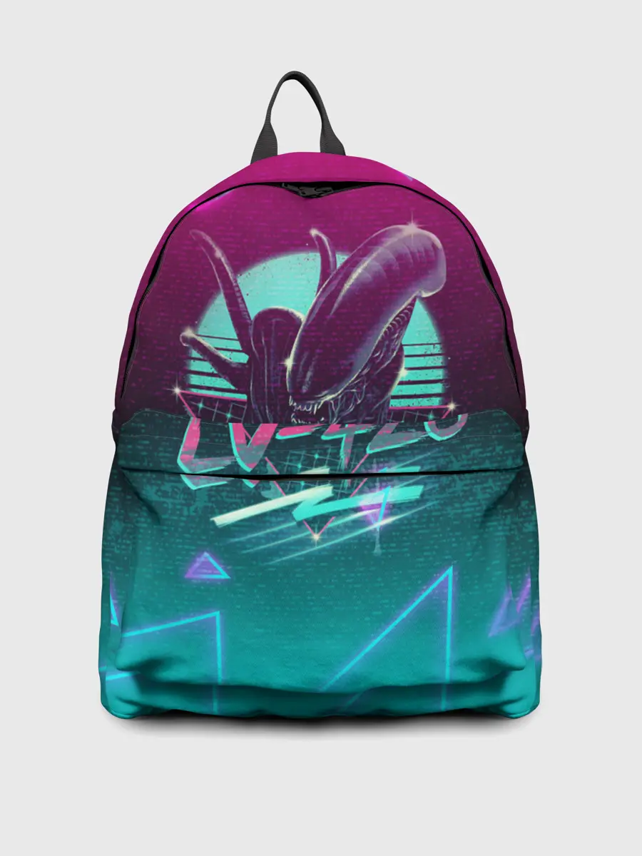 Рюкзак джинсовый / НЕОНОВЫЙ ЧУЖОЙ