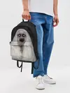 Рюкзак джинсовый / Страшный призрак