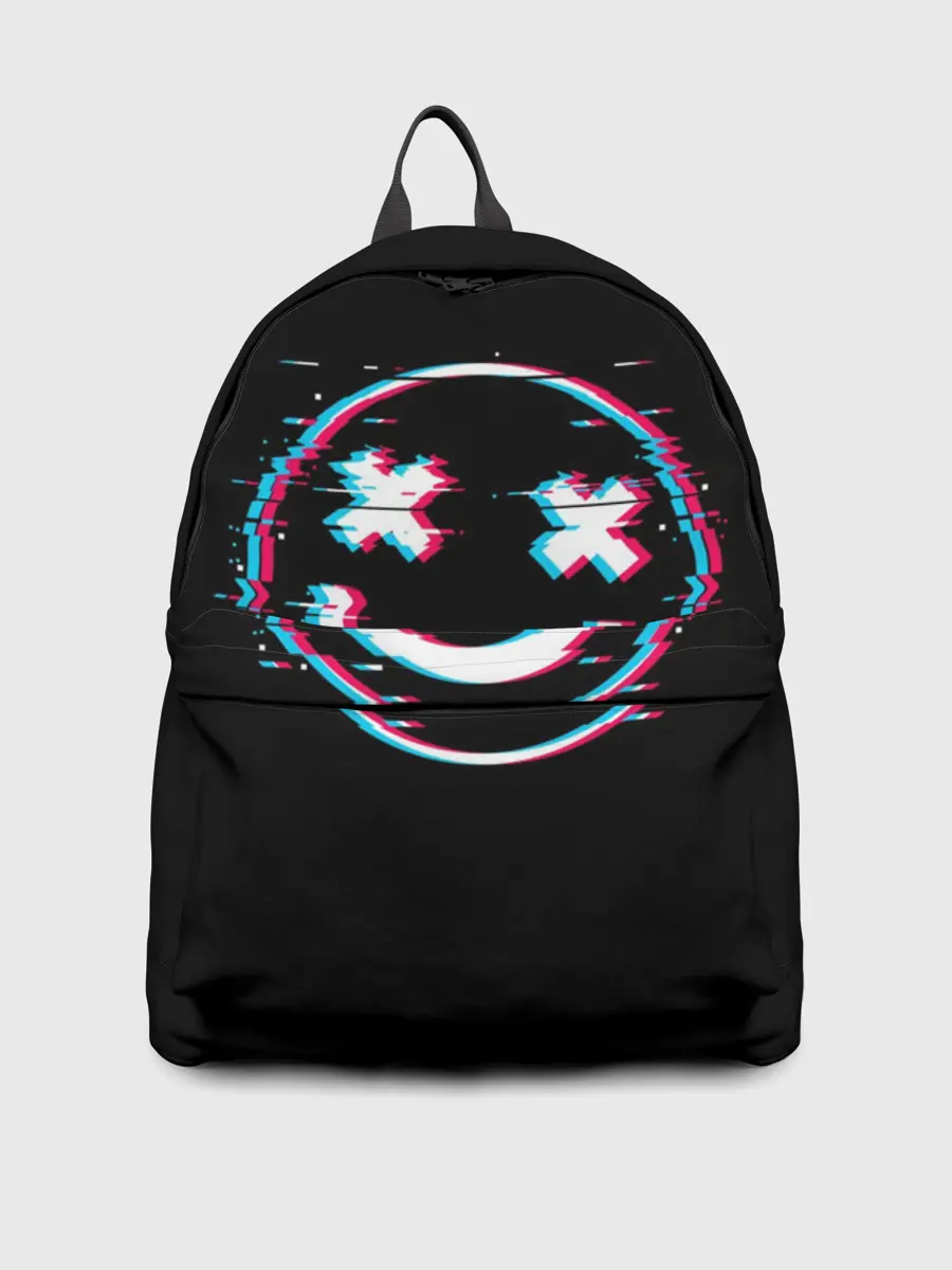 Рюкзак джинсовый / Glitch Smile