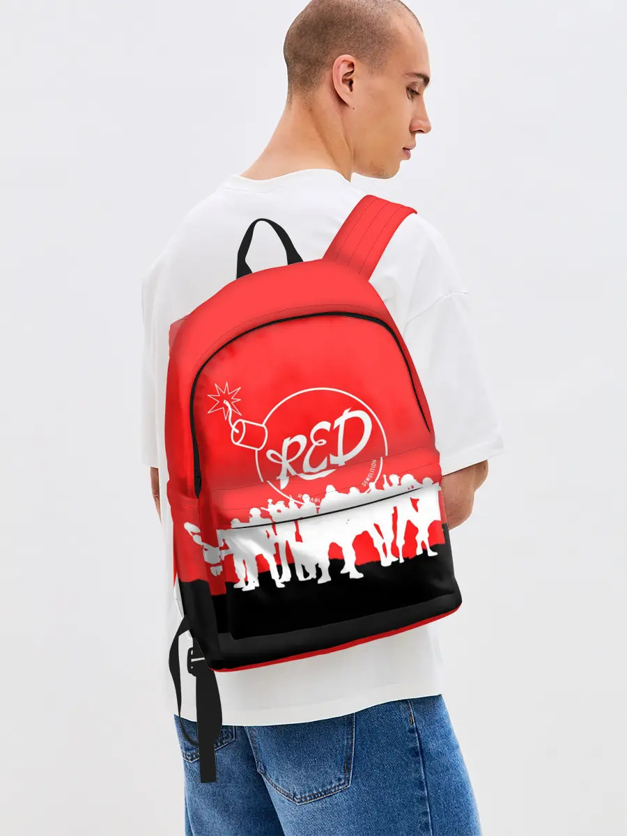 Рюкзак джинсовый / TEAM FORTRESS 2 RED TEAM