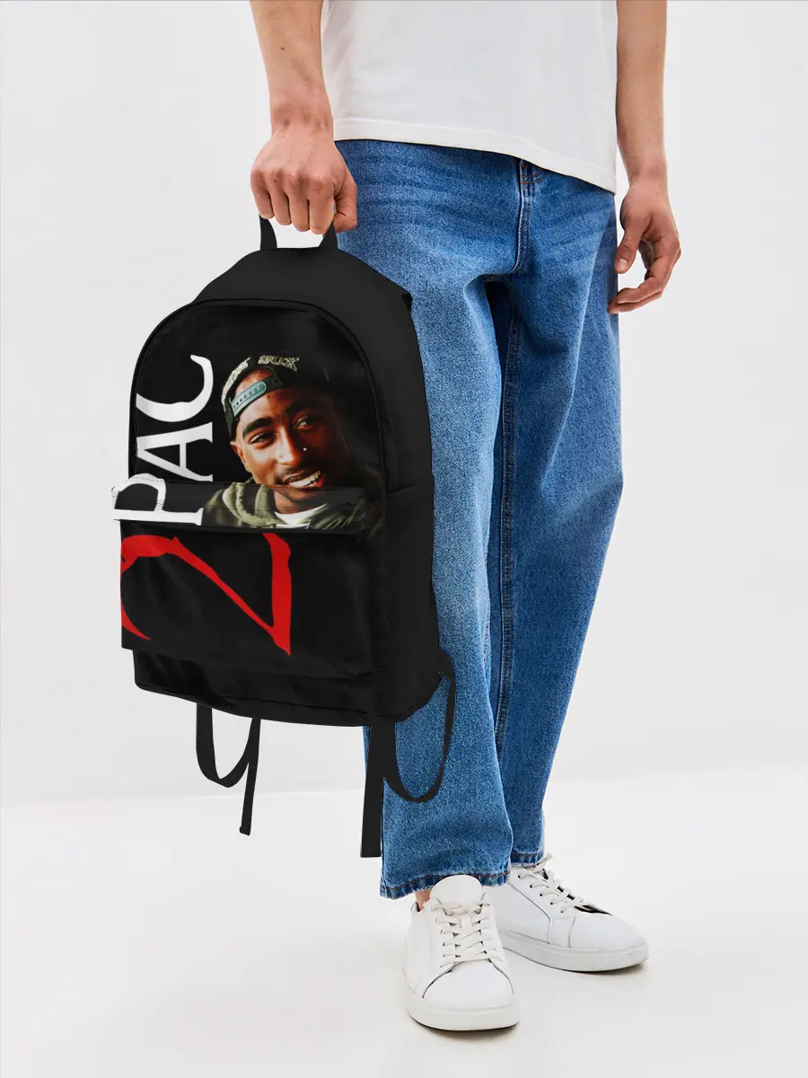 Рюкзак джинсовый / 2pac