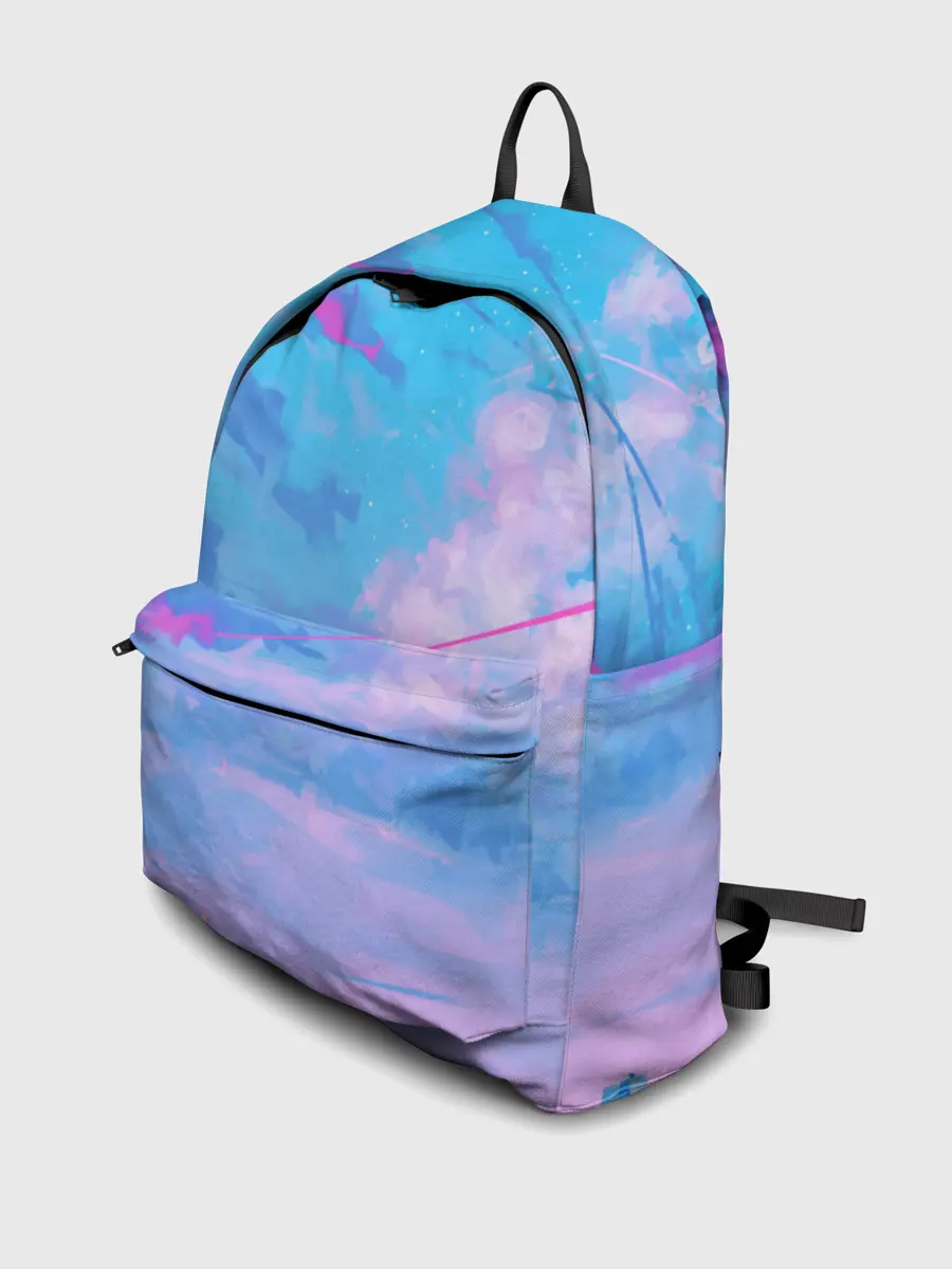 Рюкзак джинсовый / РОЗОВЫЕ ОБЛАКА