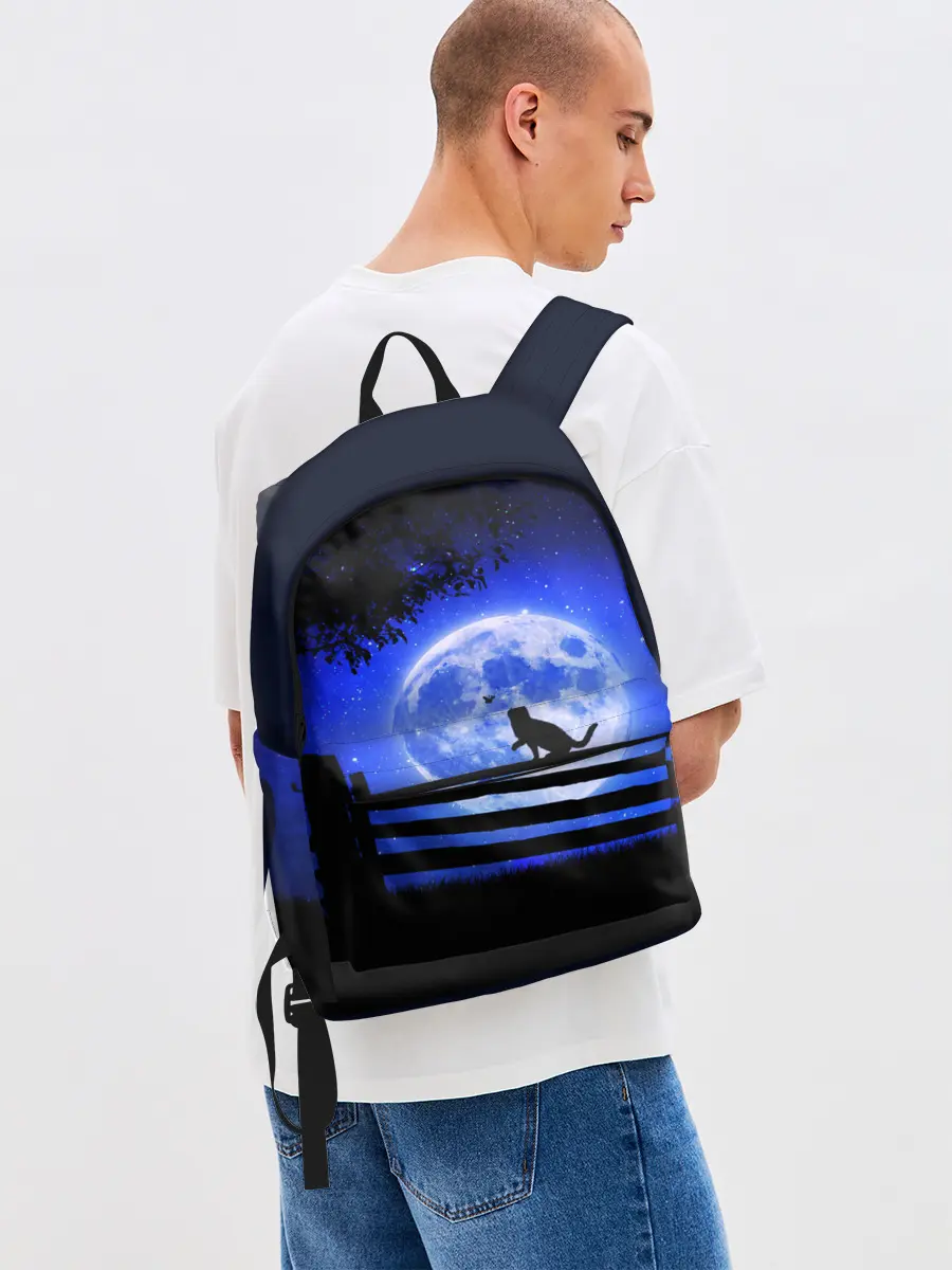 Рюкзак джинсовый / КОТИК