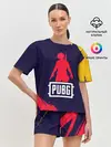 Женская пижама с шортами / PUBG / ПАБГ