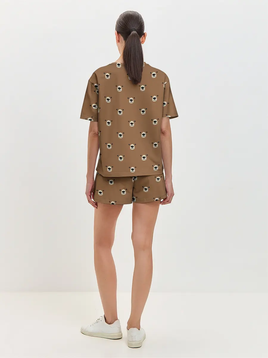 Женская пижама с шортами / МИШКИ