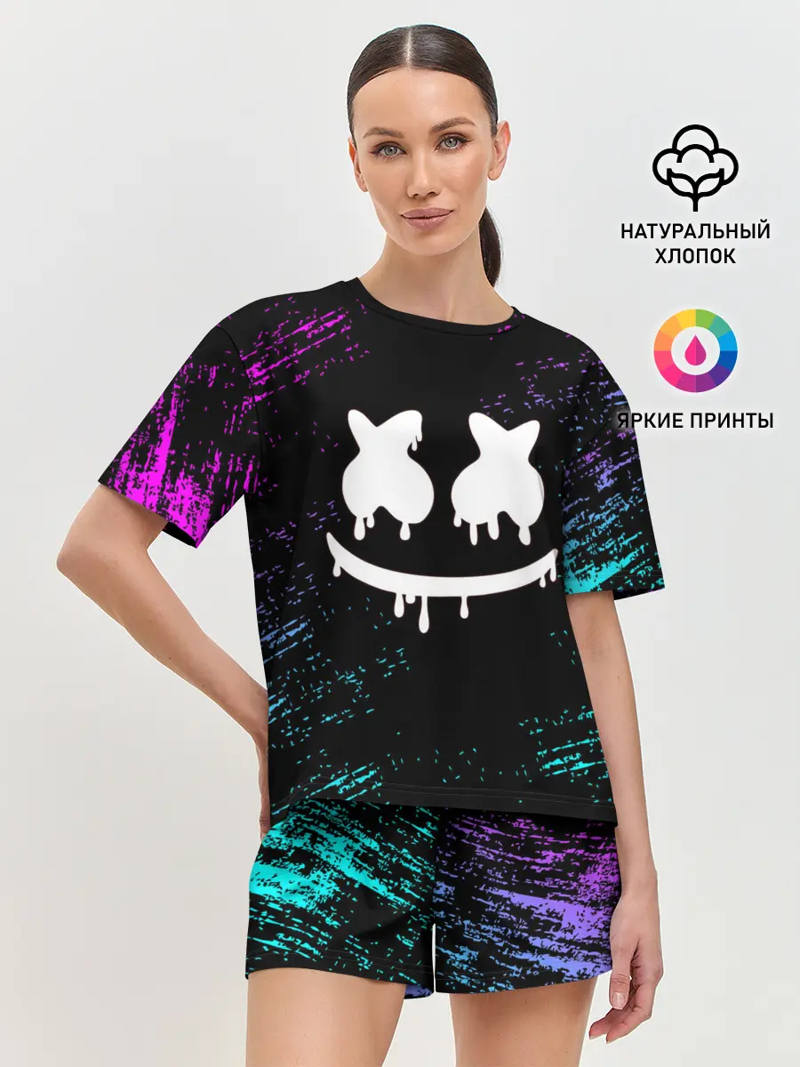 Женская пижама с шортами / MARSHMELLO