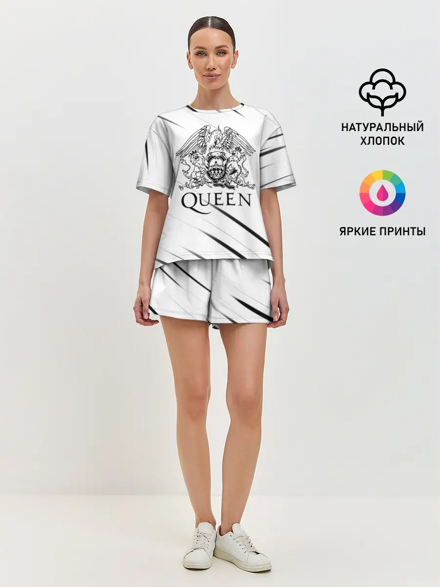 Женская пижама с шортами / QEEN | Куин