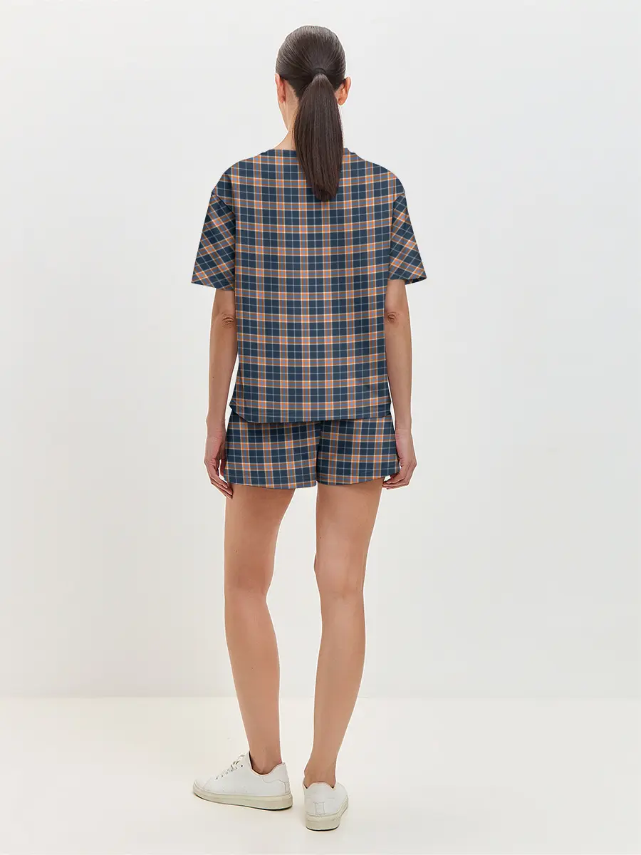 Женская пижама с шортами / Джентльмены