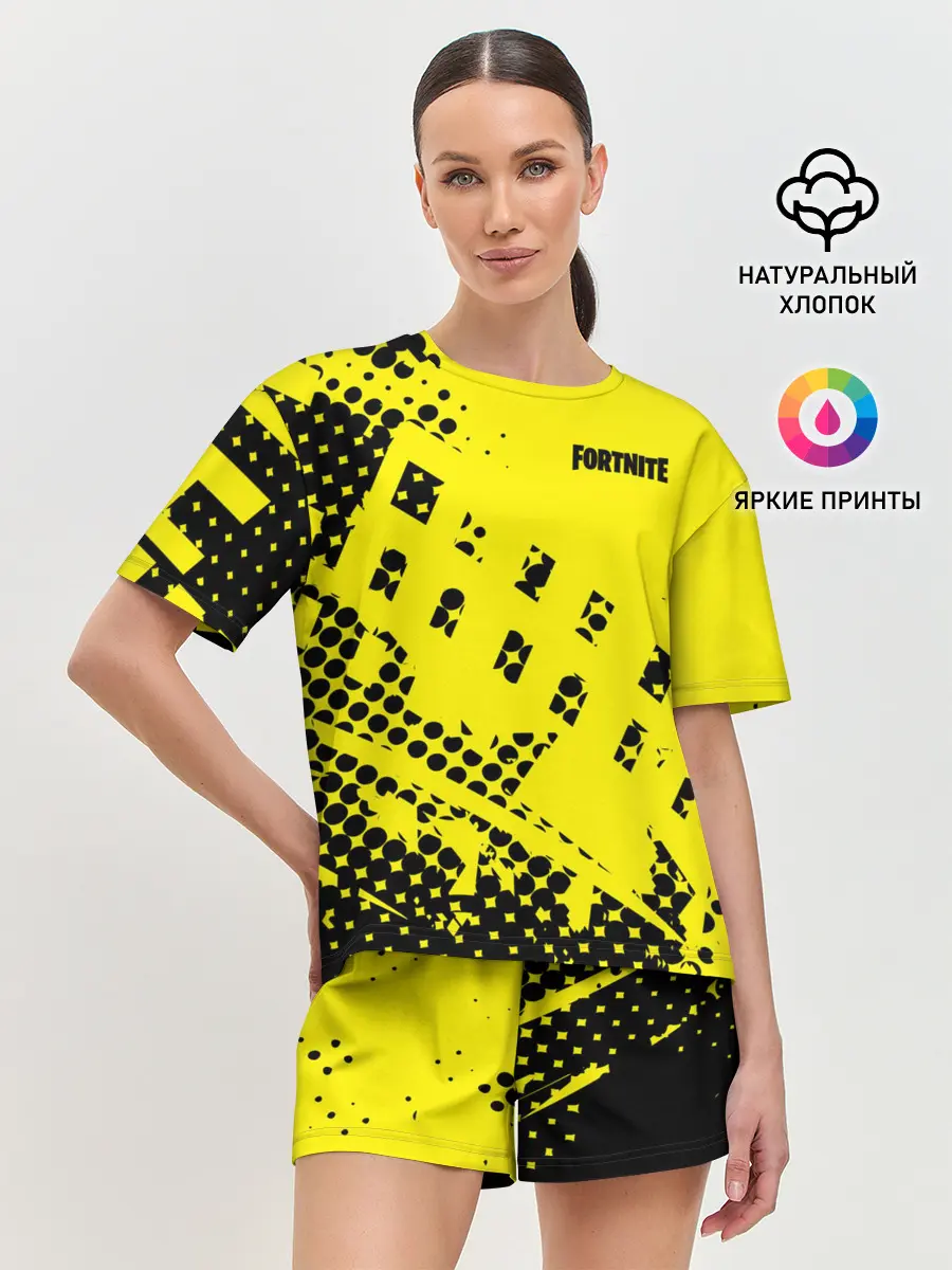 Женская пижама с шортами / Fortnite