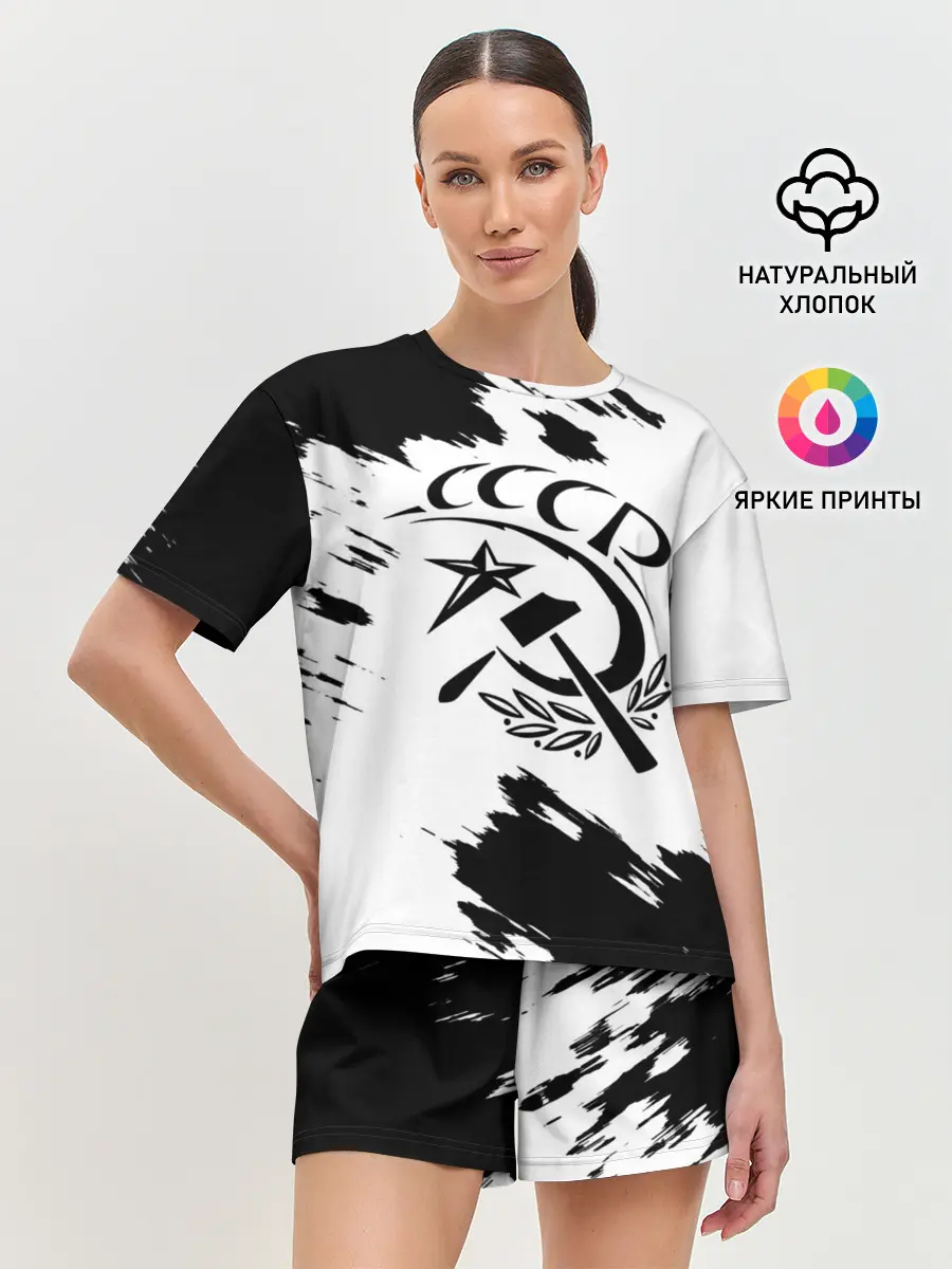 Женская пижама с шортами / СССР