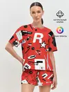 Женская пижама с шортами / Rockstar