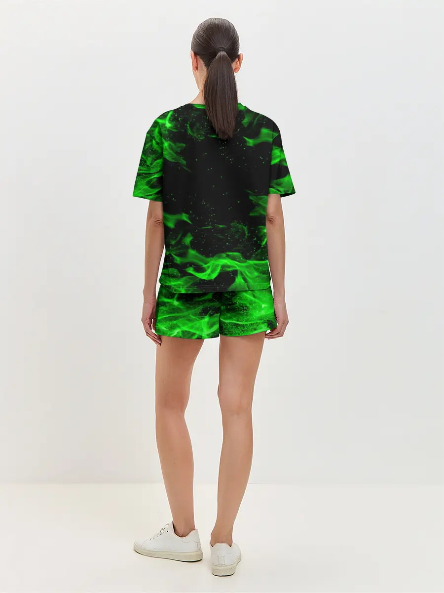 Женская пижама с шортами / MINECRAFT CREEPER