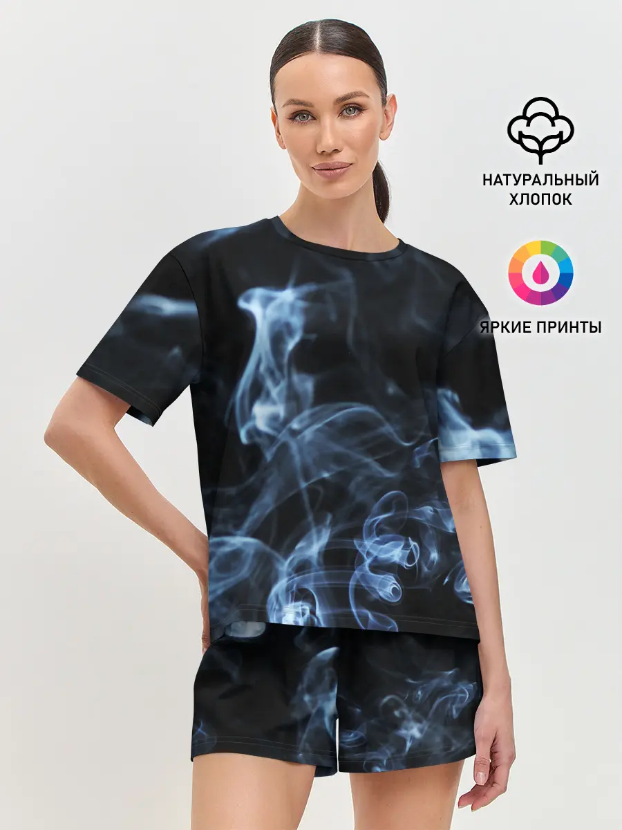 Женская пижама с шортами / ДЫМ