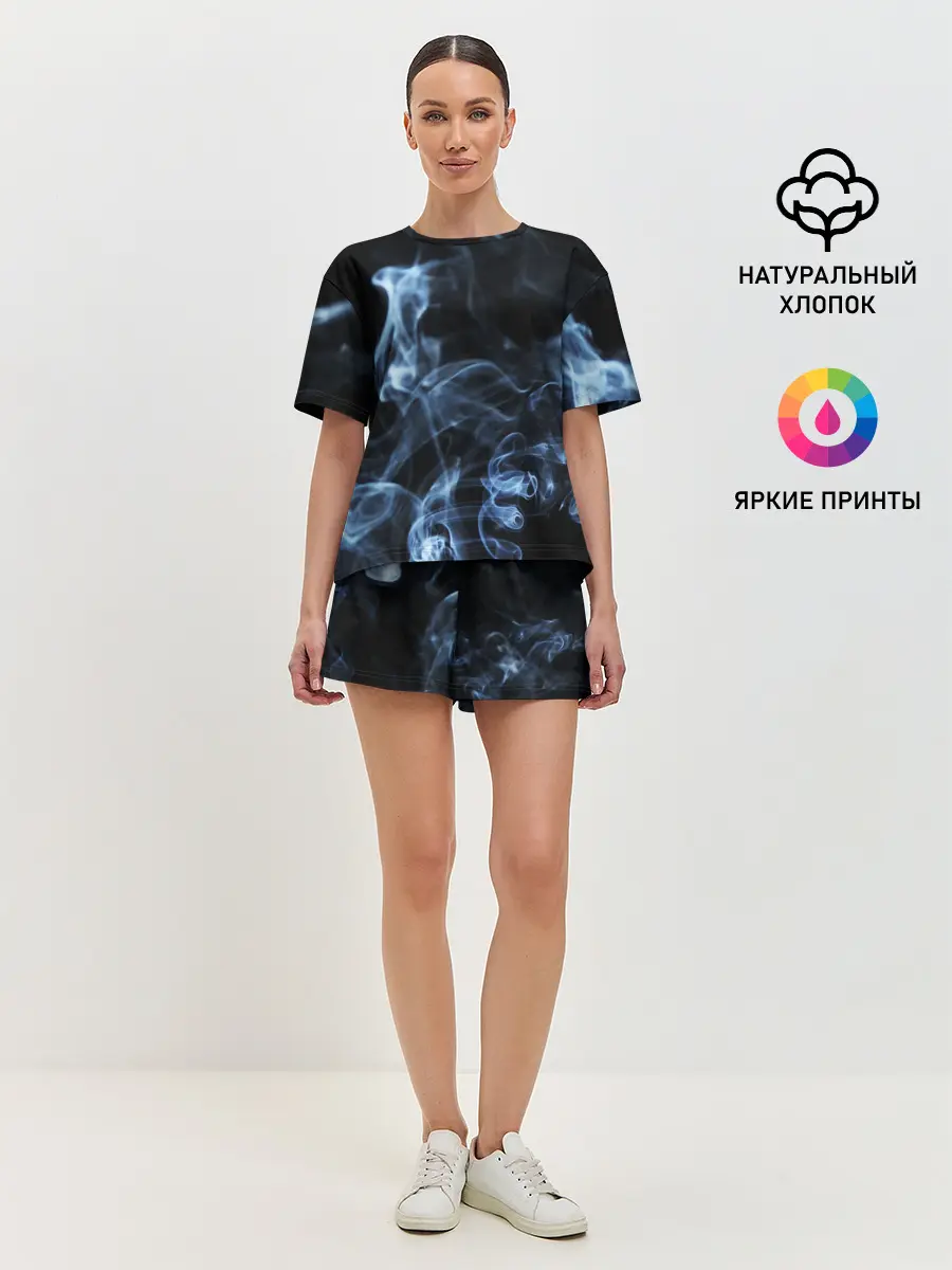 Женская пижама с шортами / ДЫМ