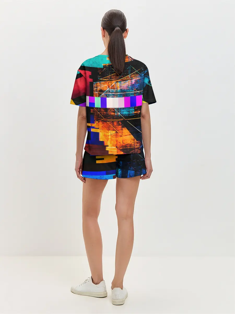 Женская пижама с шортами / ПОМЕХИ