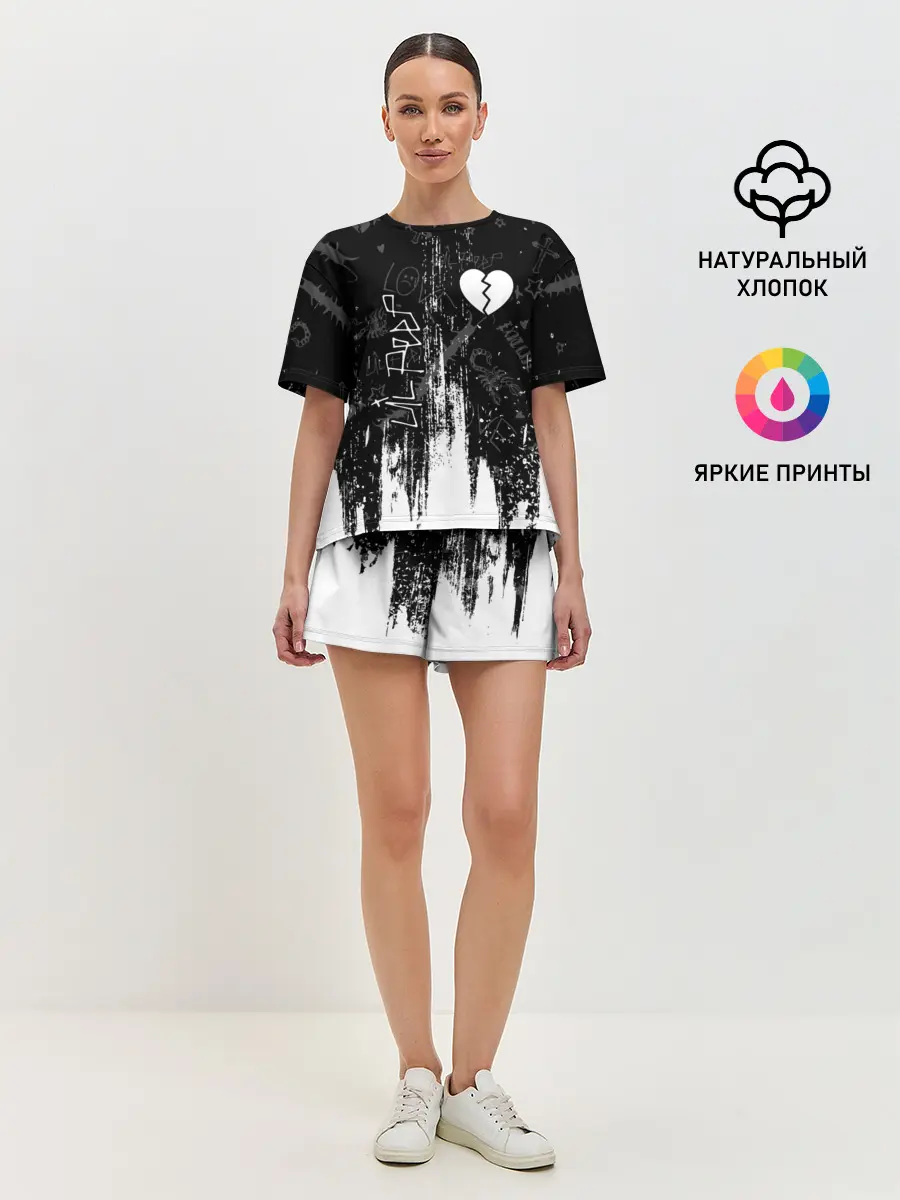 Женская пижама с шортами / LIL PEEP / ЛИЛ ПИП