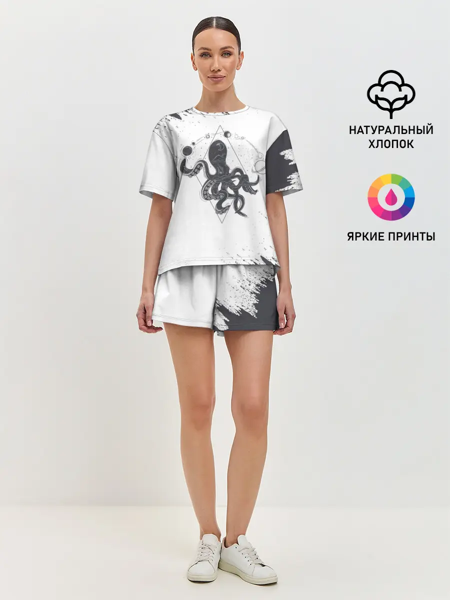 Женская пижама с шортами / Ктулху | Cthulhu