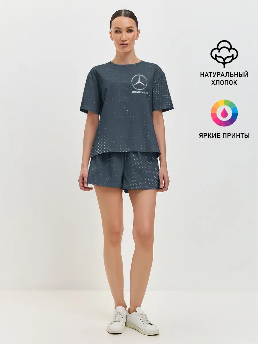 Женская пижама с шортами / MERCEDES / МЕРСЕДЕС