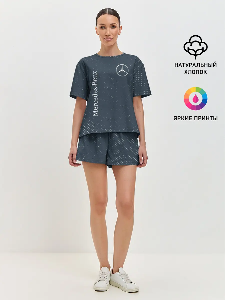 Женская пижама с шортами / MERCEDES / МЕРСЕДЕС