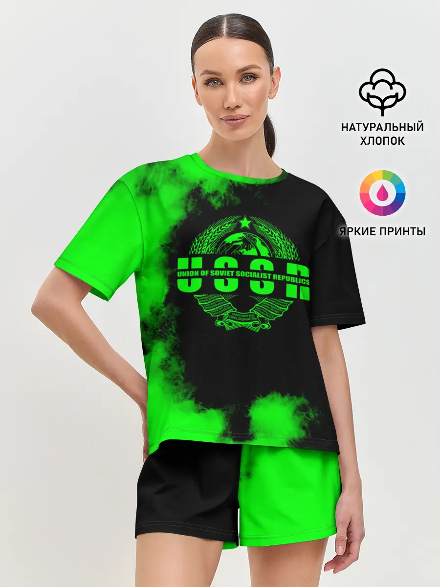 Женская пижама с шортами / СССР