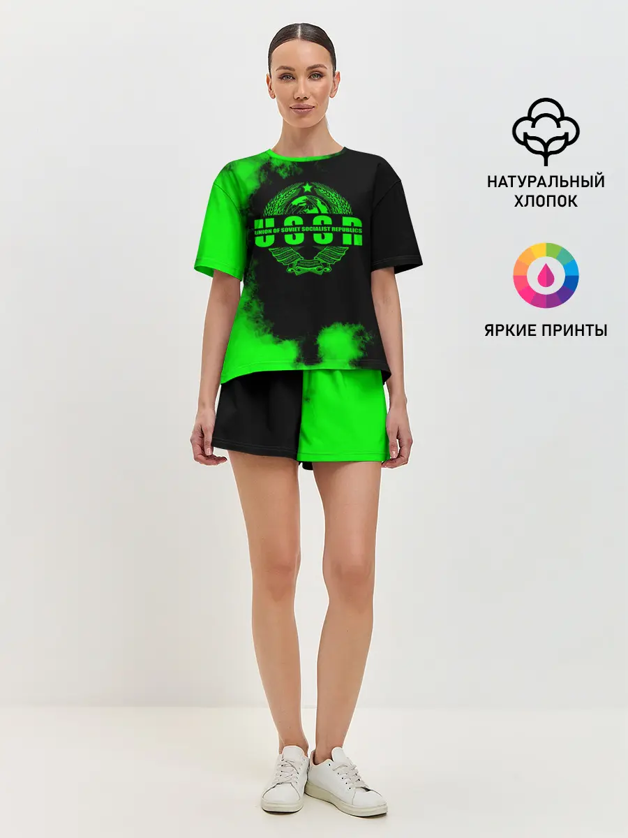 Женская пижама с шортами / СССР