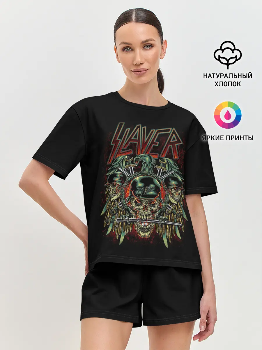 Женская пижама с шортами / Slayer
