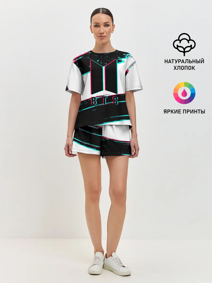 Женская пижама с шортами / BTS