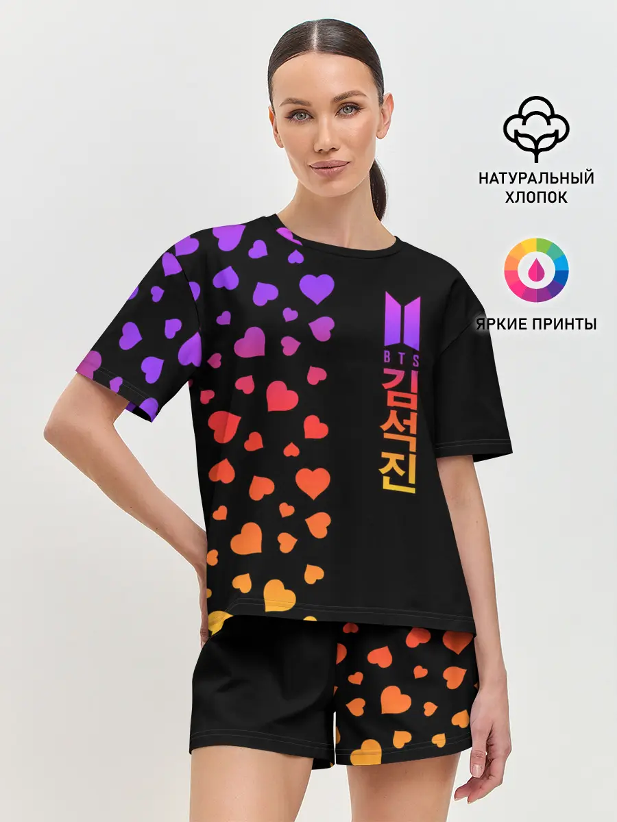 Женская пижама с шортами / BTS