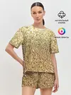 Женская пижама с шортами / Блёстки