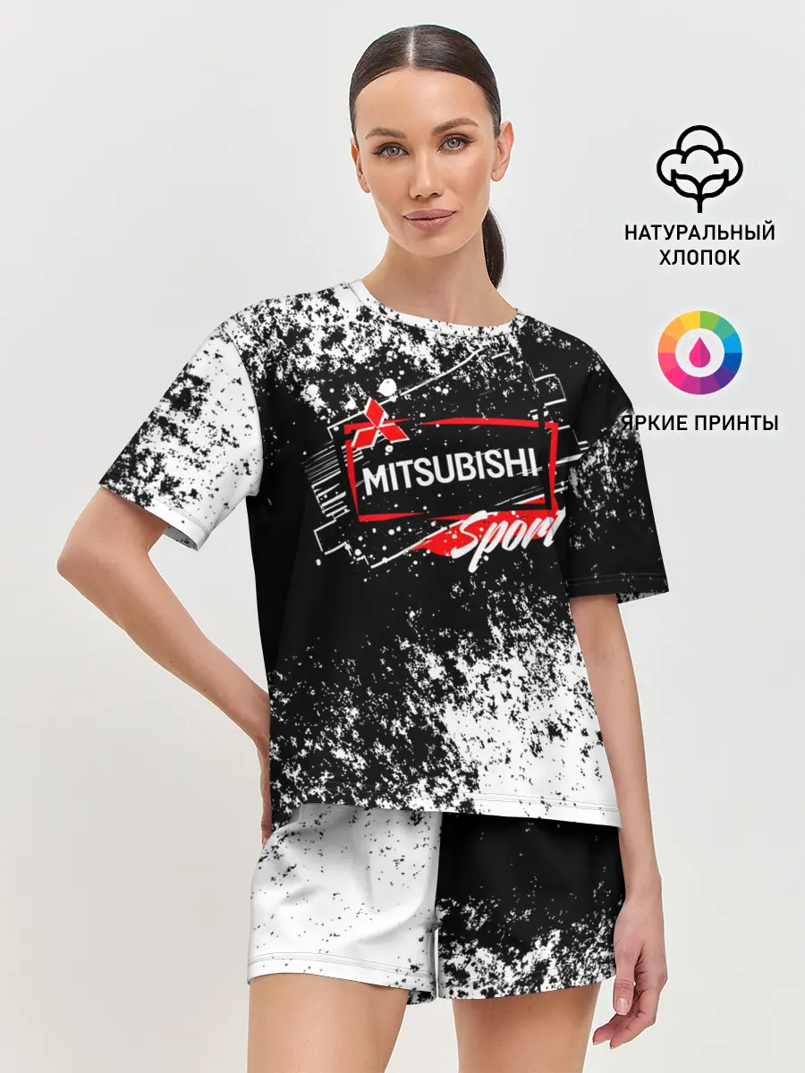 Женская пижама с шортами / Mitsubishi SPORT