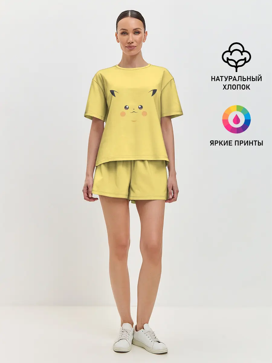 Женская пижама с шортами / Пика-Пика!?