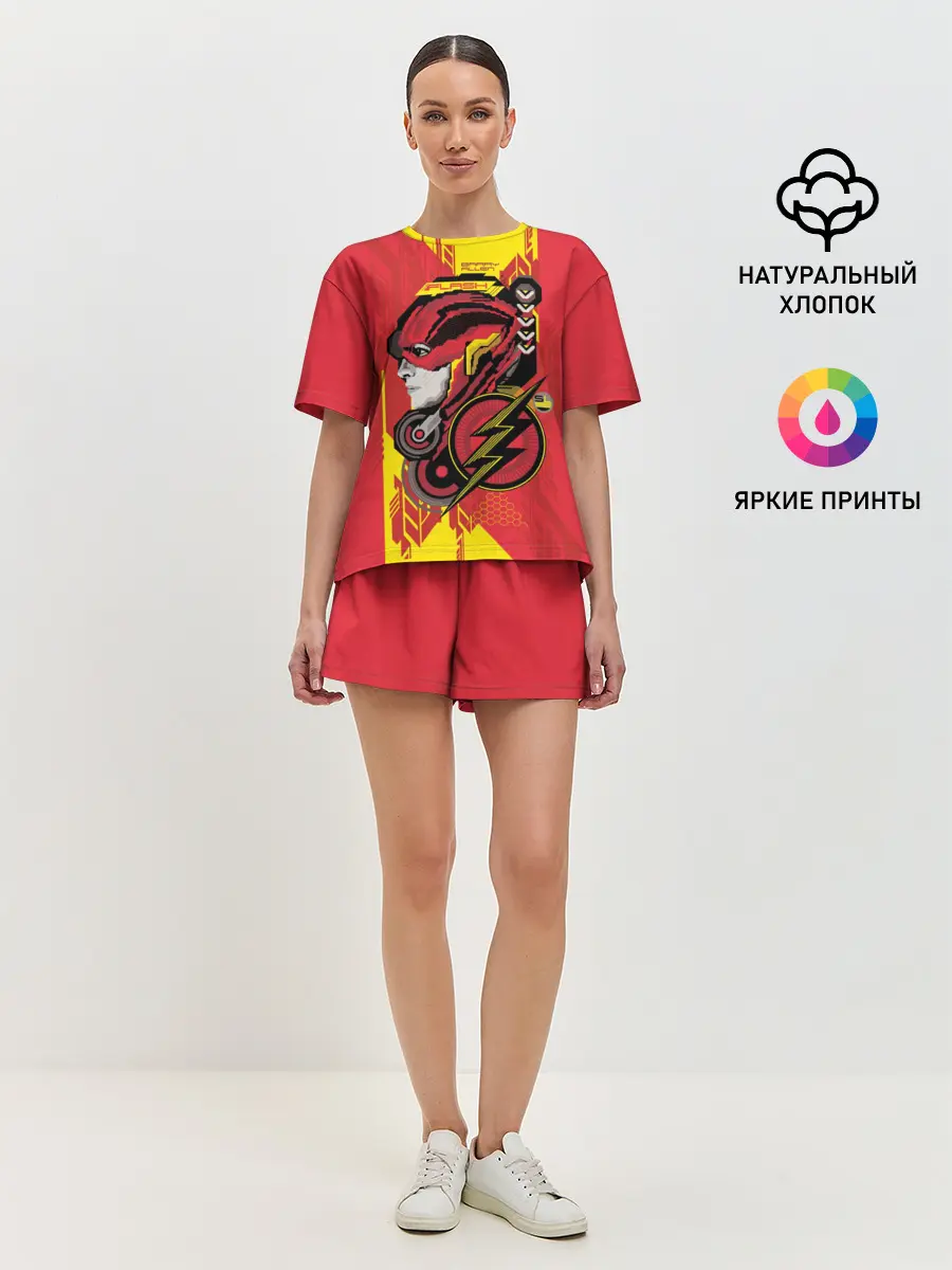 Женская пижама с шортами / The Flash