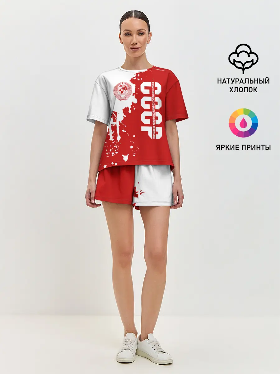 Женская пижама с шортами / СССР