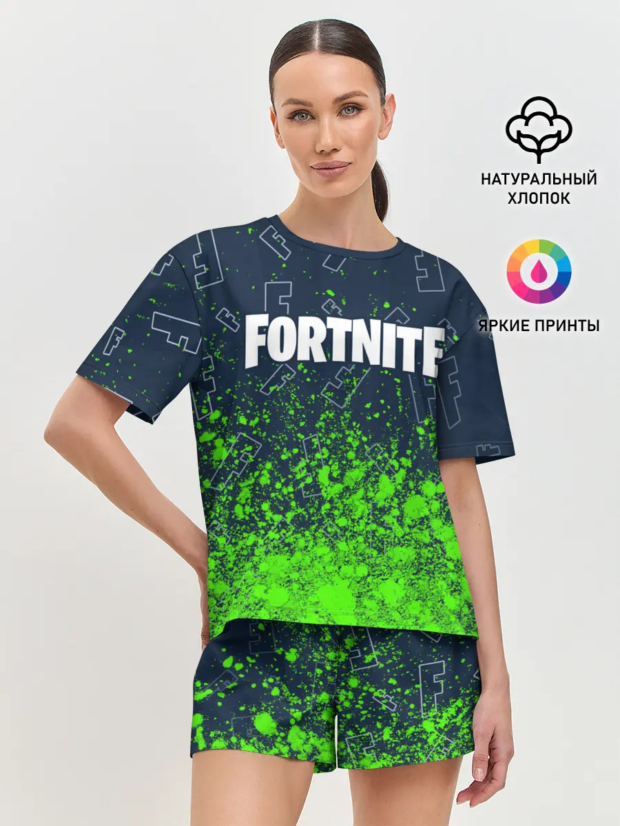 Женская пижама с шортами / FORTNITE / ФОРТНАЙТ