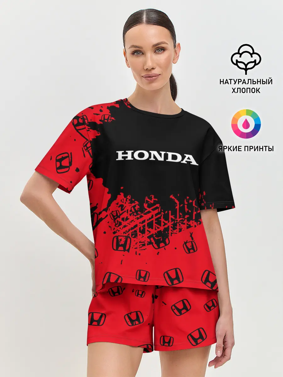Женская пижама с шортами / HONDA / ХОНДА