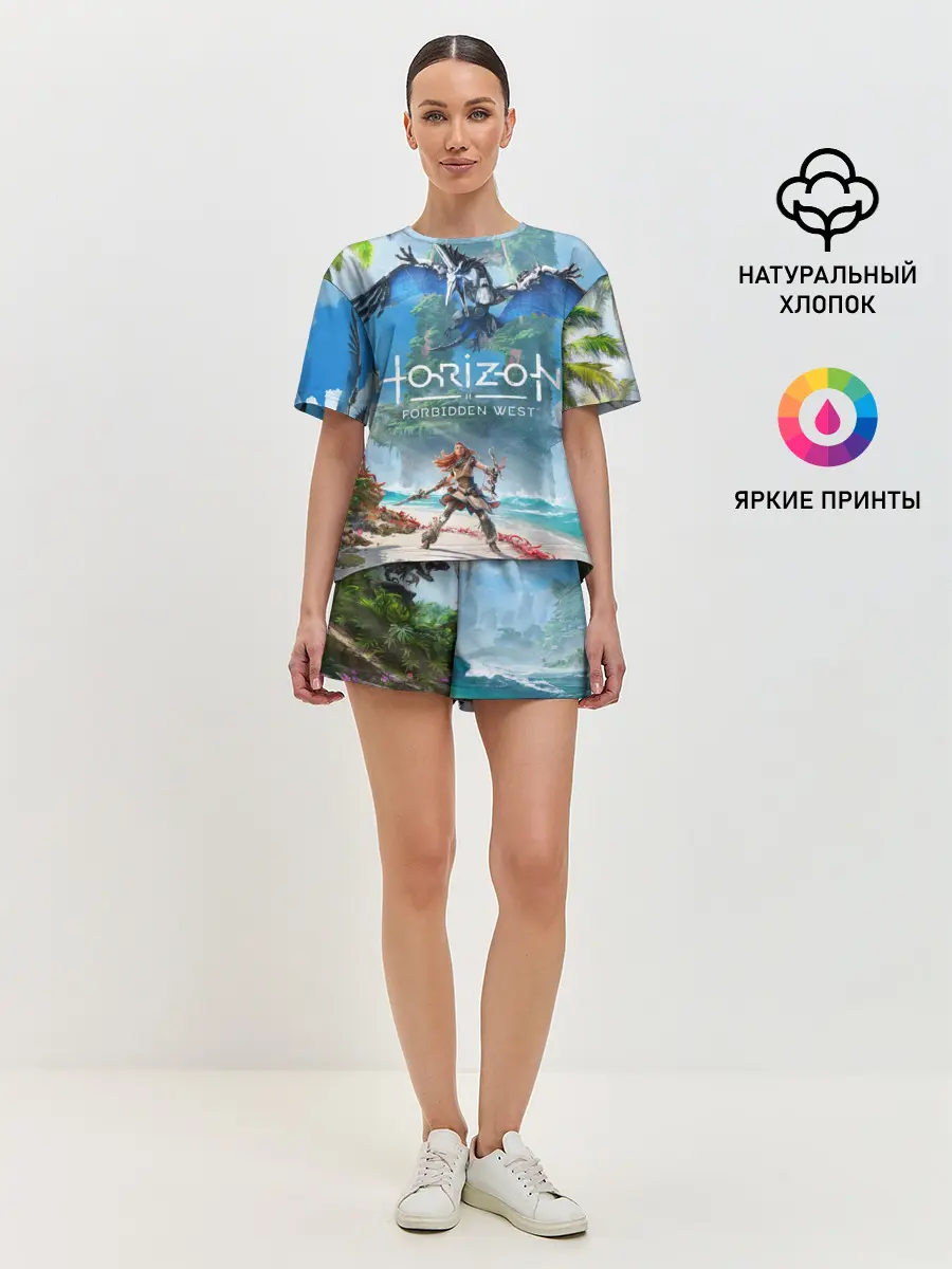 Женская пижама с шортами / Horizon Forbidden West