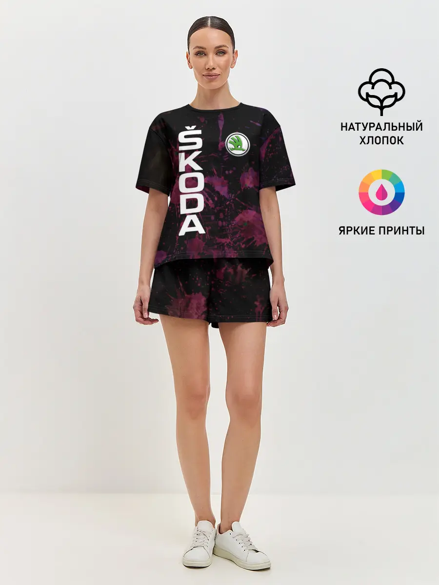 Женская пижама с шортами / Шкода