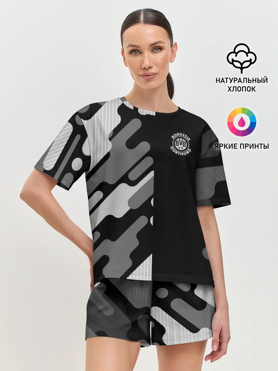 Женская пижама с шортами / FC Borussia