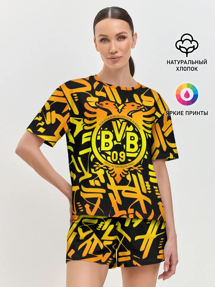 Женская пижама с шортами / FC Borussia