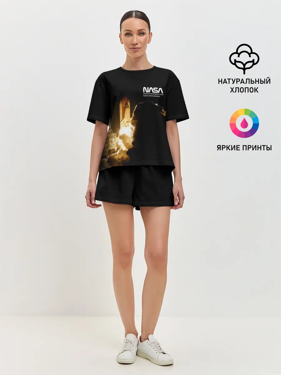 Женская пижама с шортами / NASA
