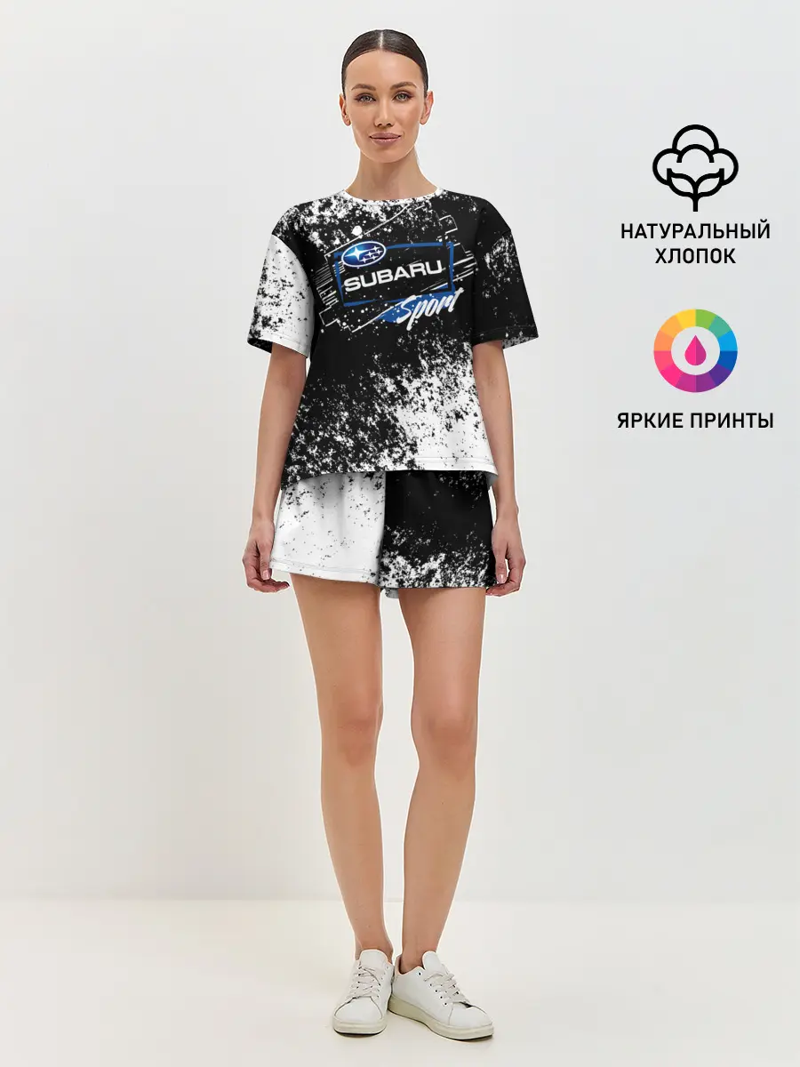 Женская пижама с шортами / SUBARU SPORT