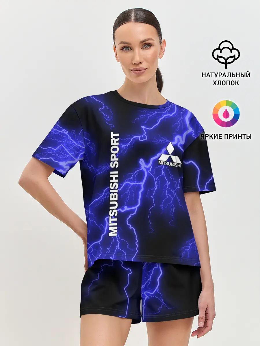 Женская пижама с шортами / MITSUBISHI