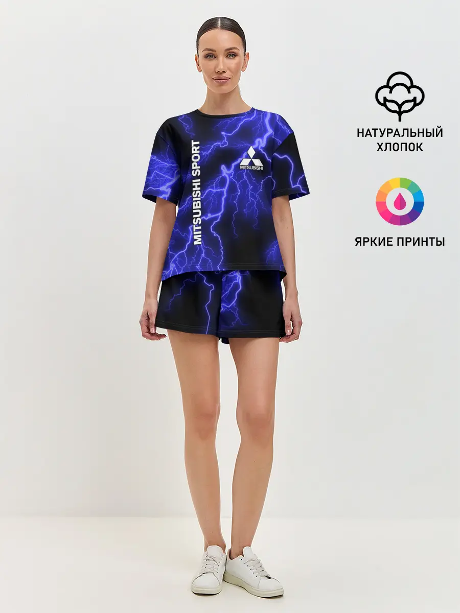 Женская пижама с шортами / MITSUBISHI