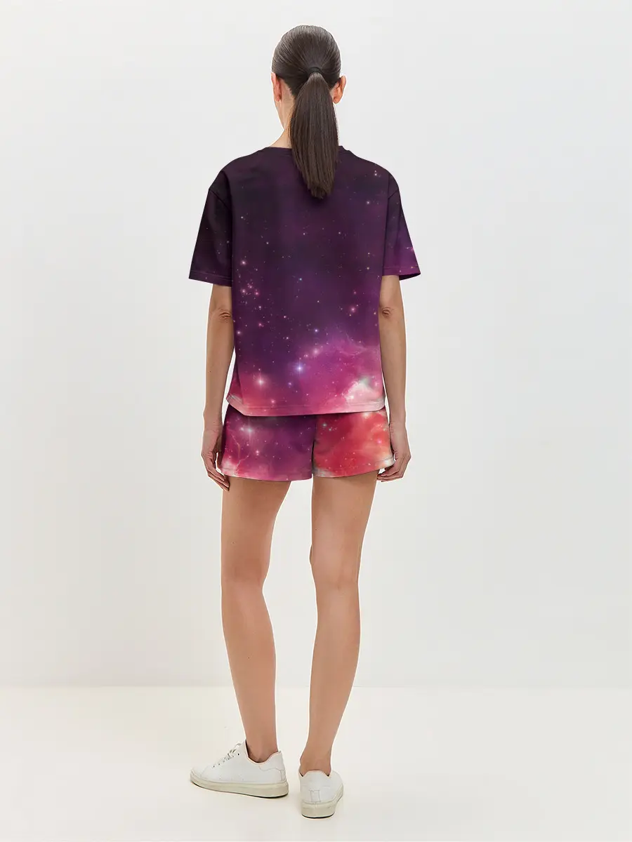 Женская пижама с шортами / Космическая вспышка
