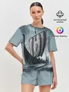 Женская пижама с шортами / Викинги