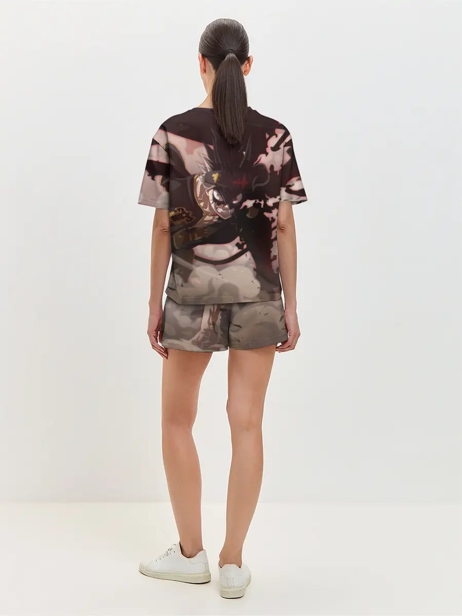 Женская пижама с шортами / Астер в боевой позе