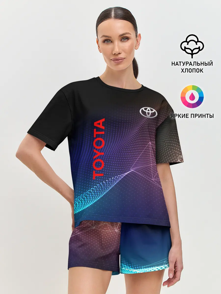 Женская пижама с шортами / TOYOTA
