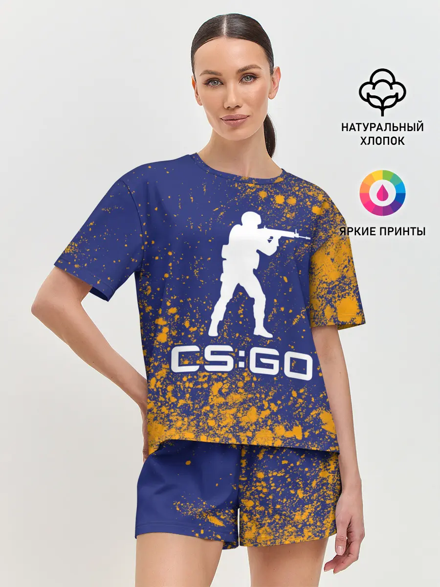 Женская пижама с шортами / CS GO | КС ГО
