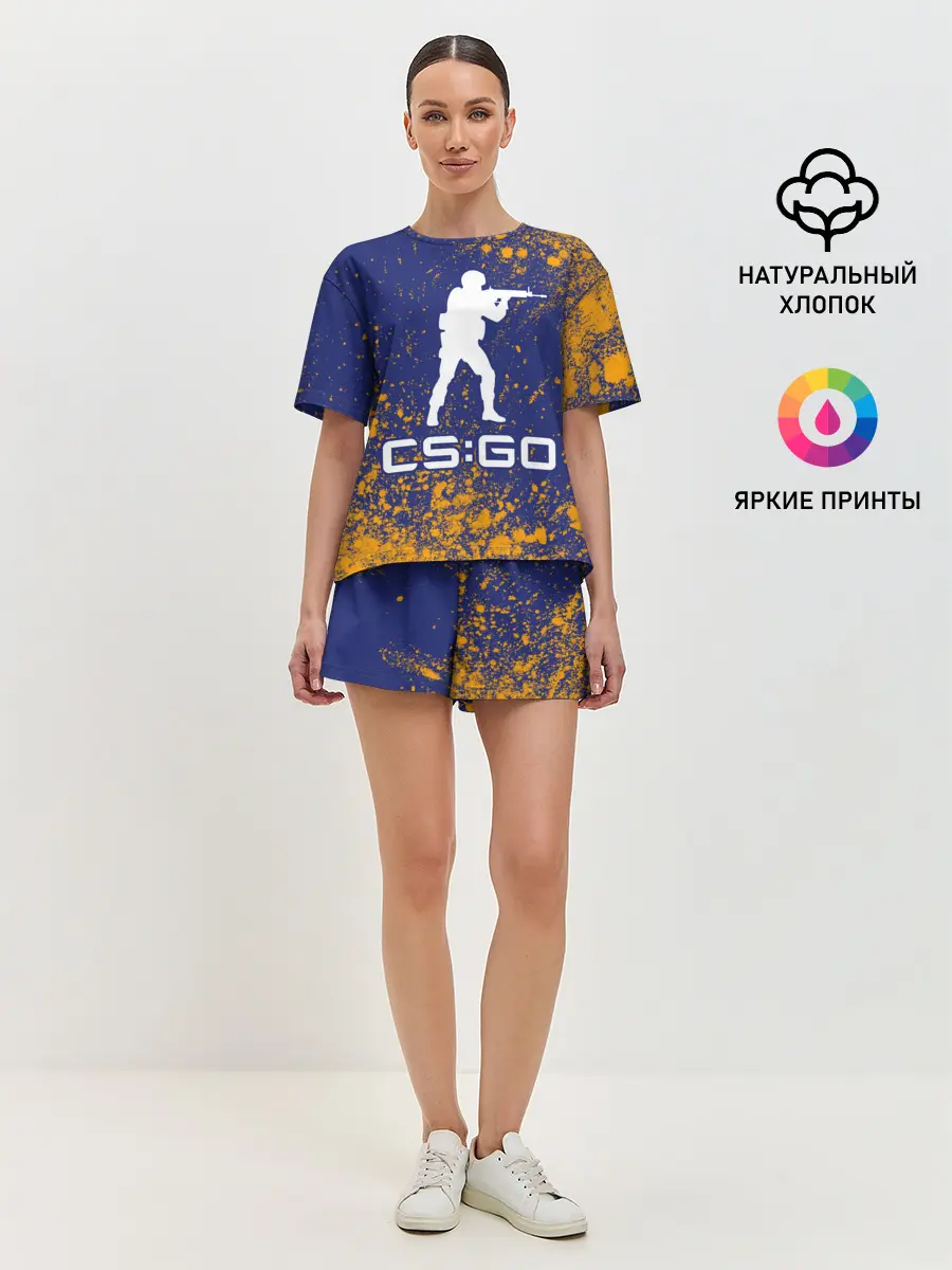 Женская пижама с шортами / CS GO | КС ГО